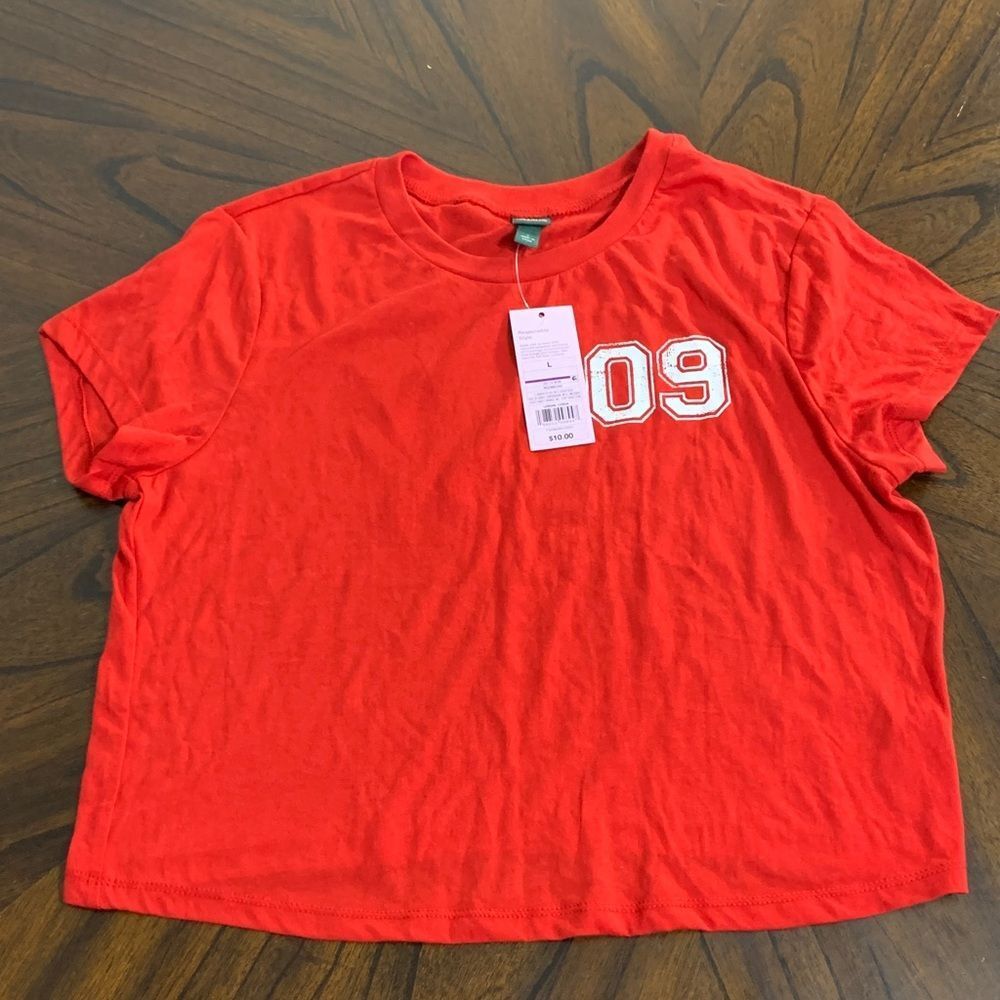Wild Fable Touchdown 09  Cropped Tee